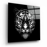 Wut Glasbild - 40x40 cm
