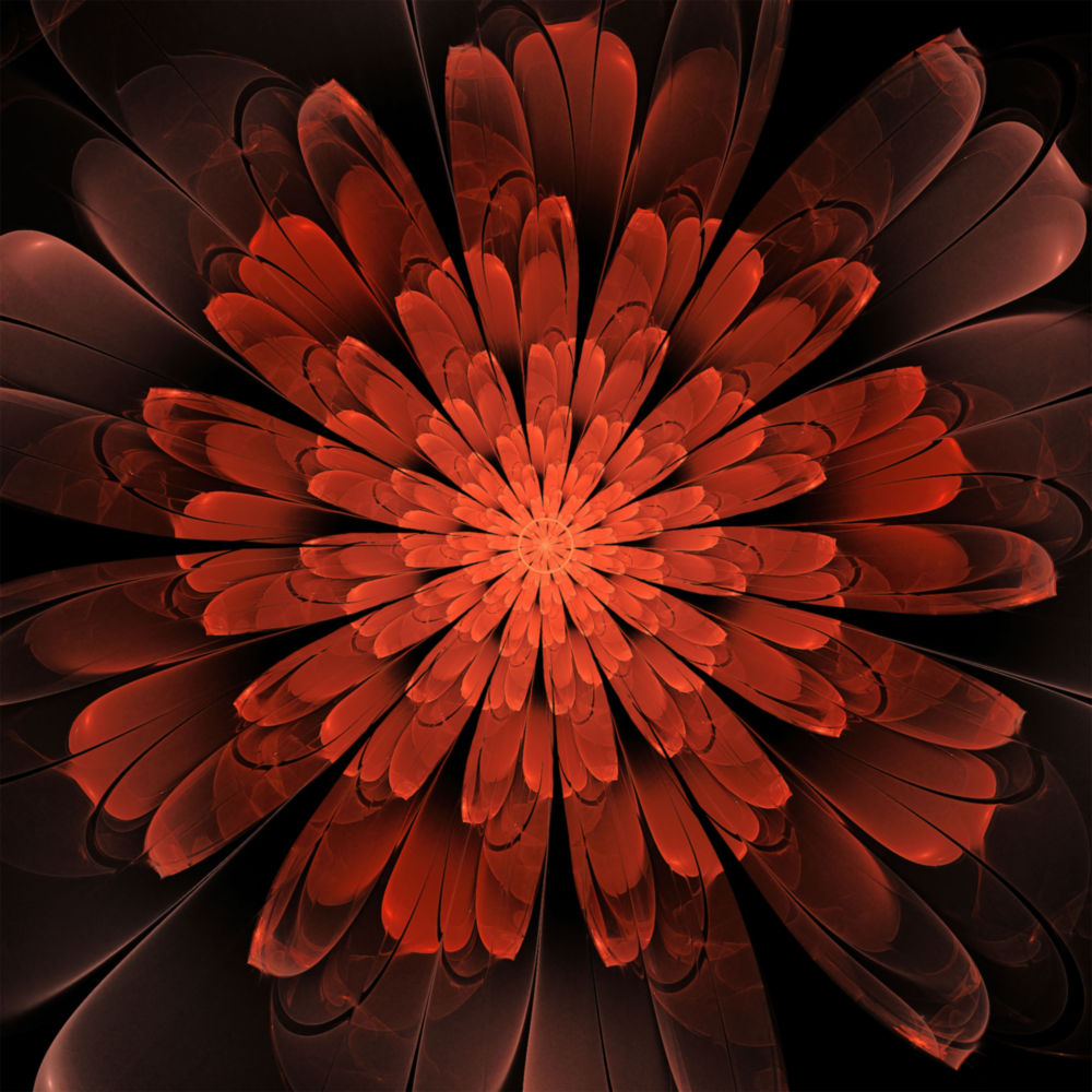 Flower Glass Wall Art