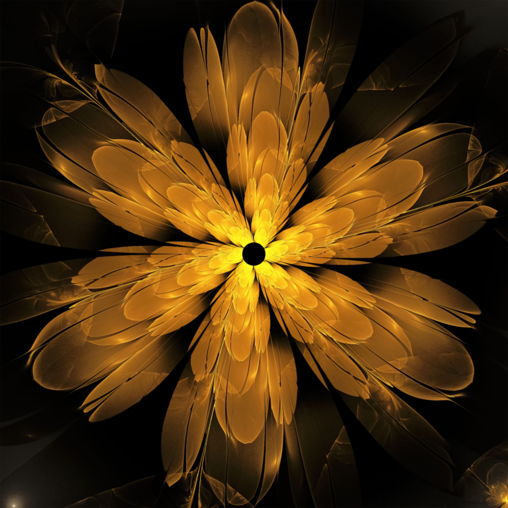 Arte della parete di vetro Fiore