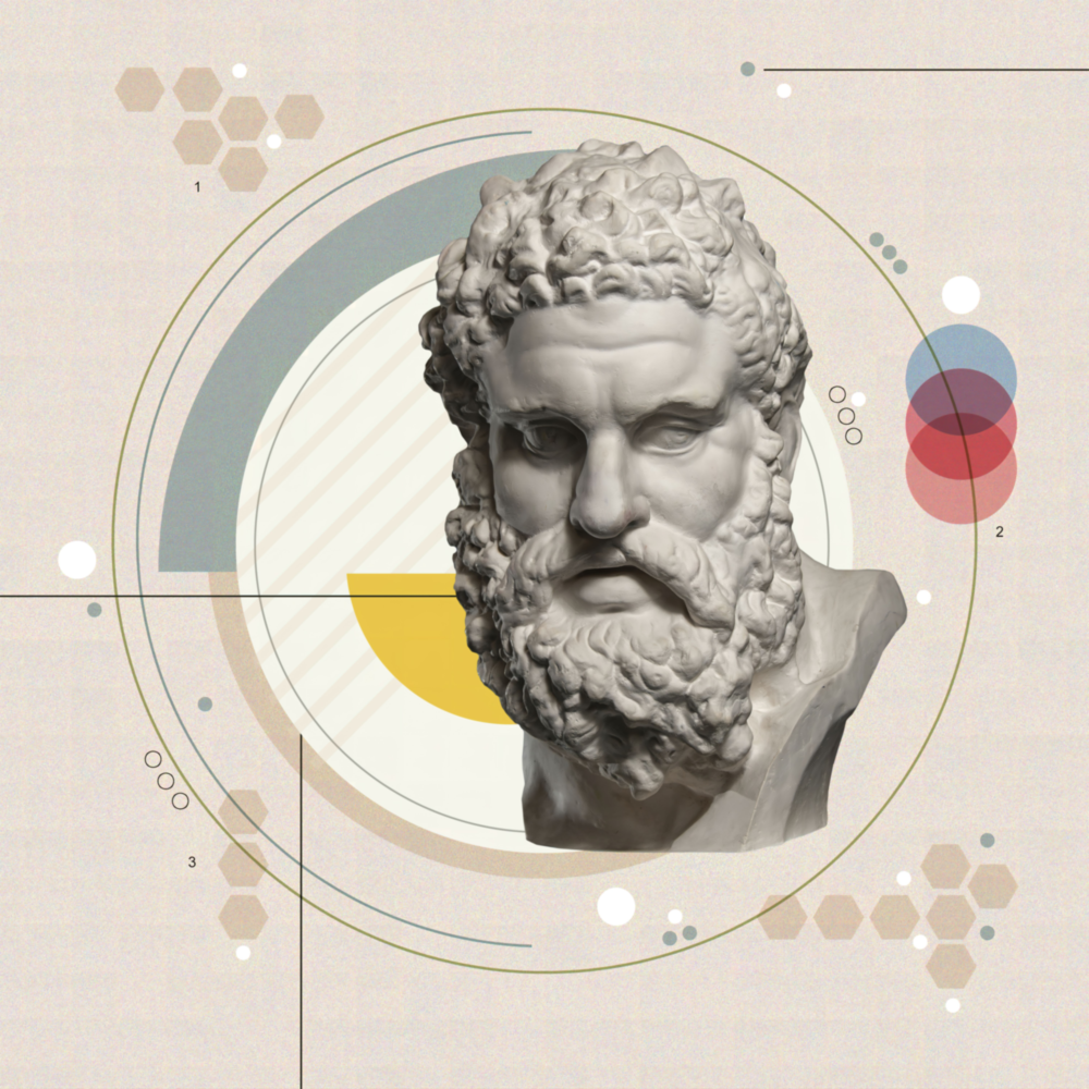 Arte de pared de vidrio de Estatua