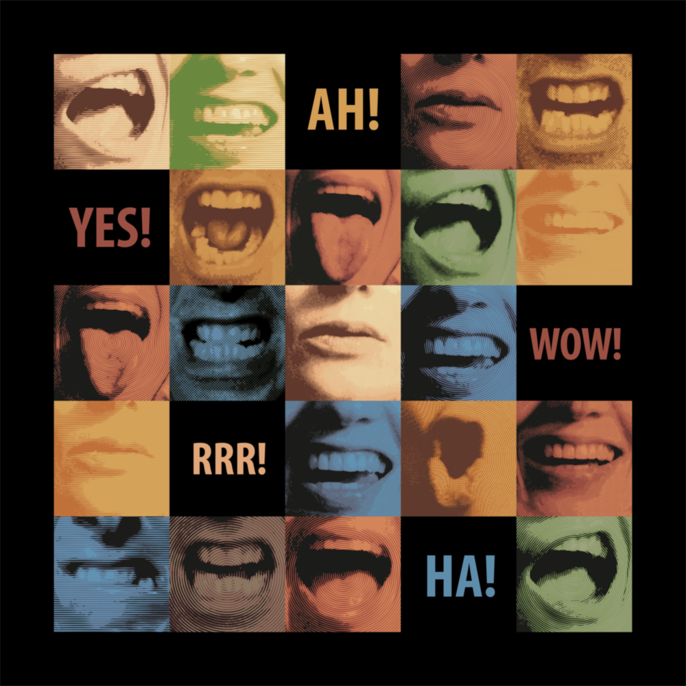 Arte de pared de vidrio de Sentimientos