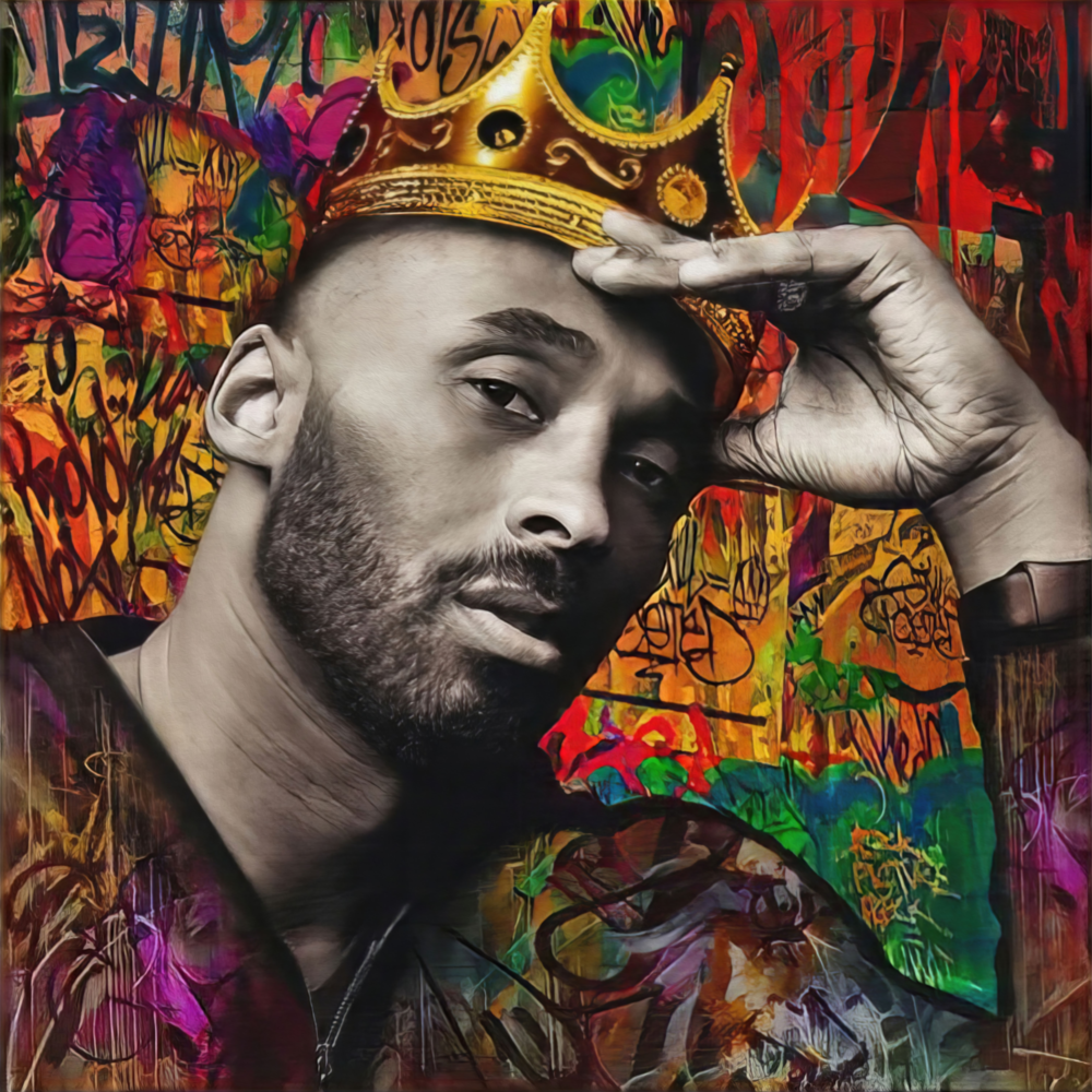 Kobe Bryant Impression sur verre