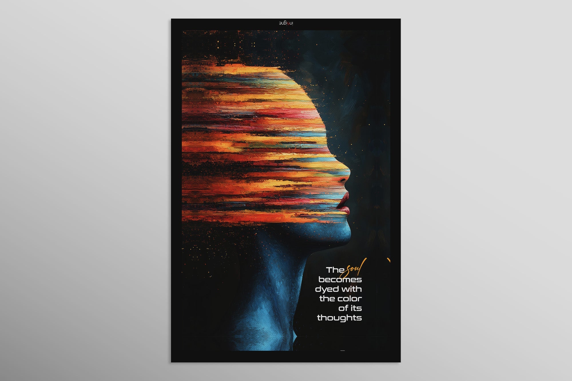 Dyed Thoughts — Gloss Lacquer Accent Print