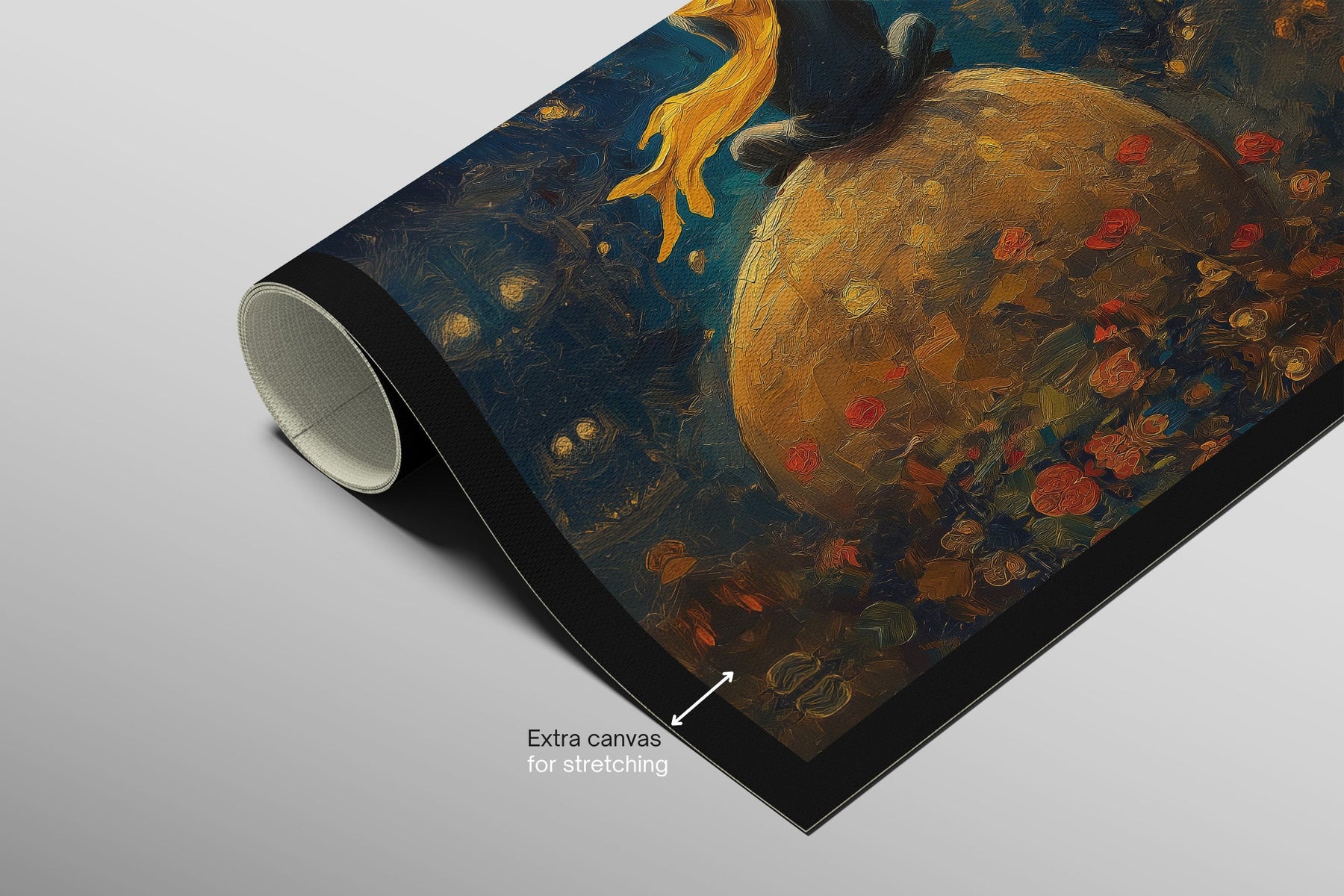 Starlit Wanderer — Haptic 3D Embossed + Gloss Lacquer Print