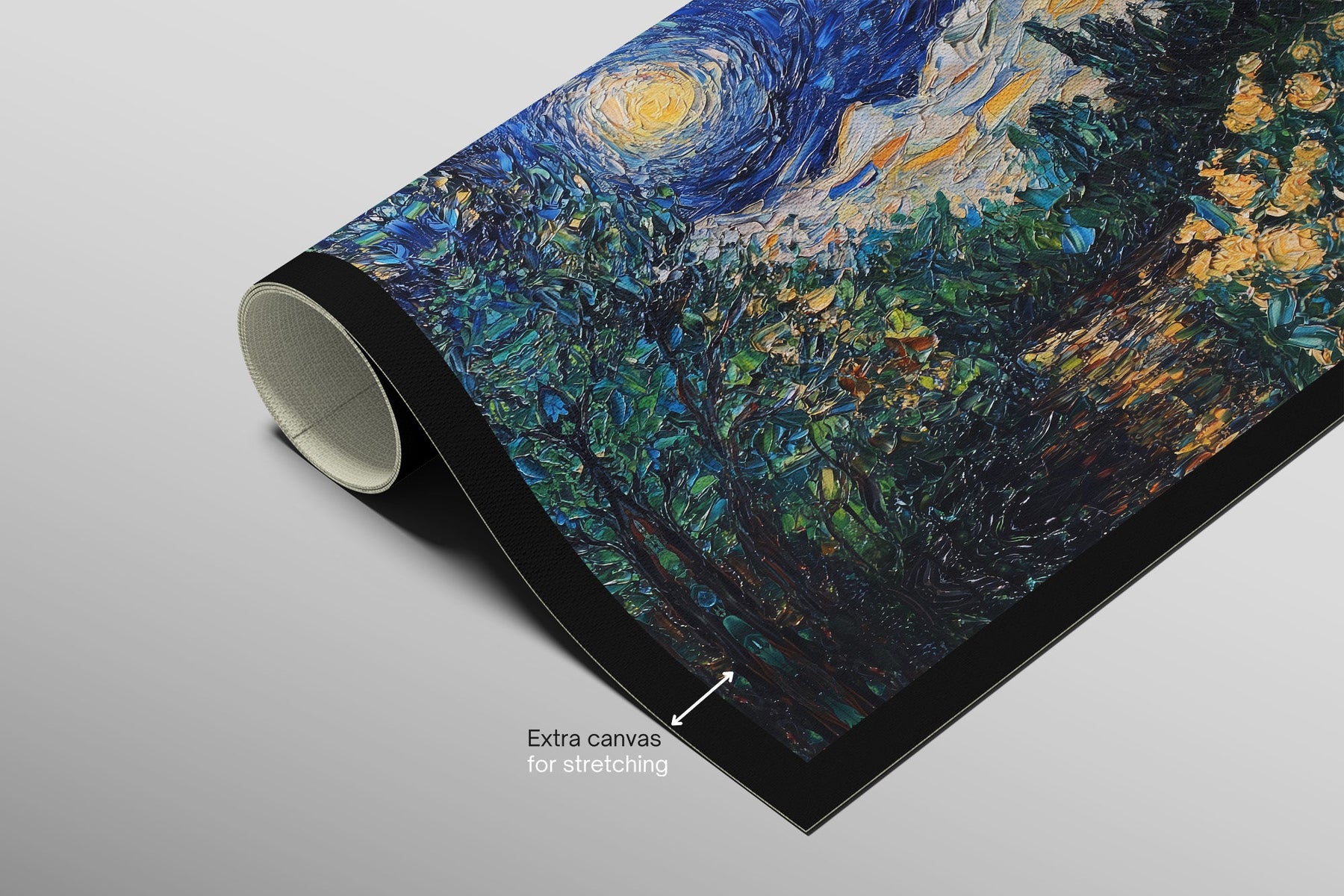 Celestial Whorl — Haptic 3D Embossed + Gloss Lacquer Print