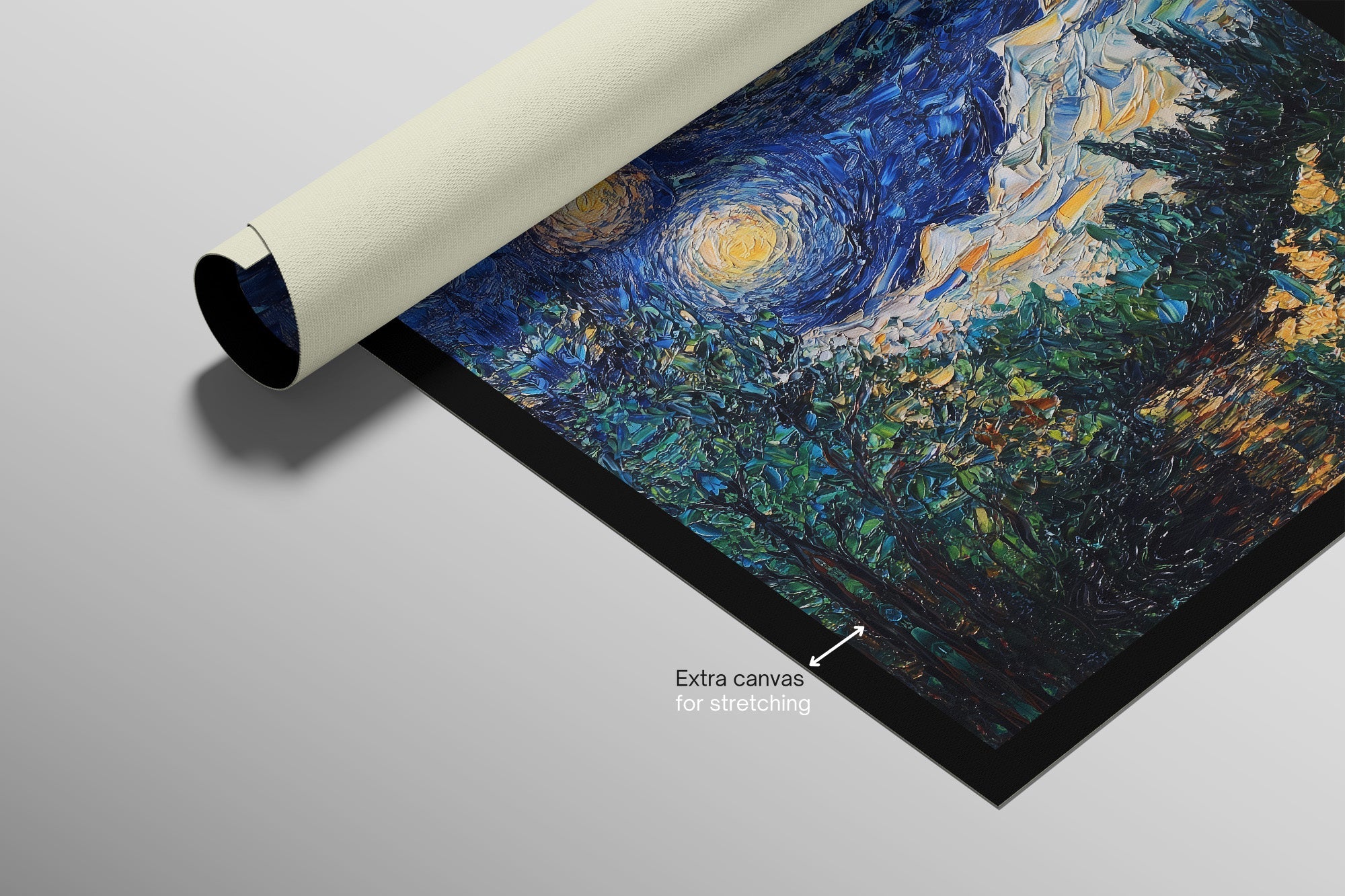 Celestial Whorl — Haptic 3D Embossed + Gloss Lacquer Print