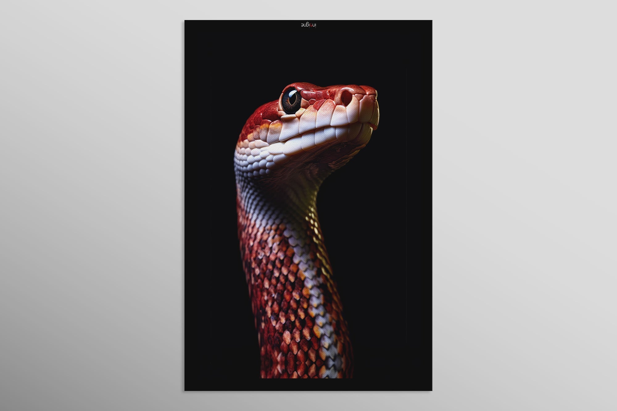 Venom Noir — Haptic 3D Embossed + High-Gloss Lacquer Print