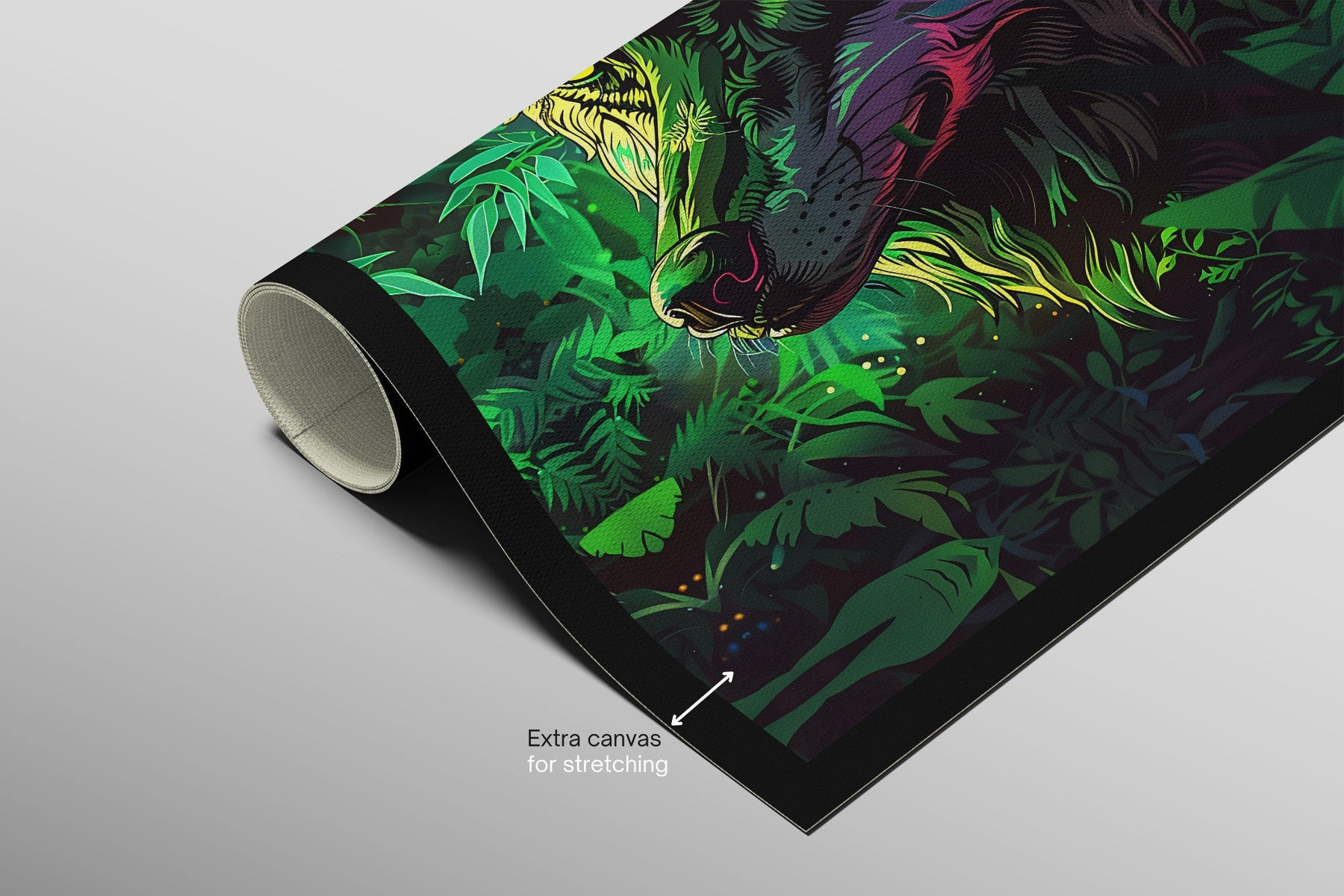 Neon Canopy Alpha — Haptic 3D Embossed + High-Gloss Lacquer Print