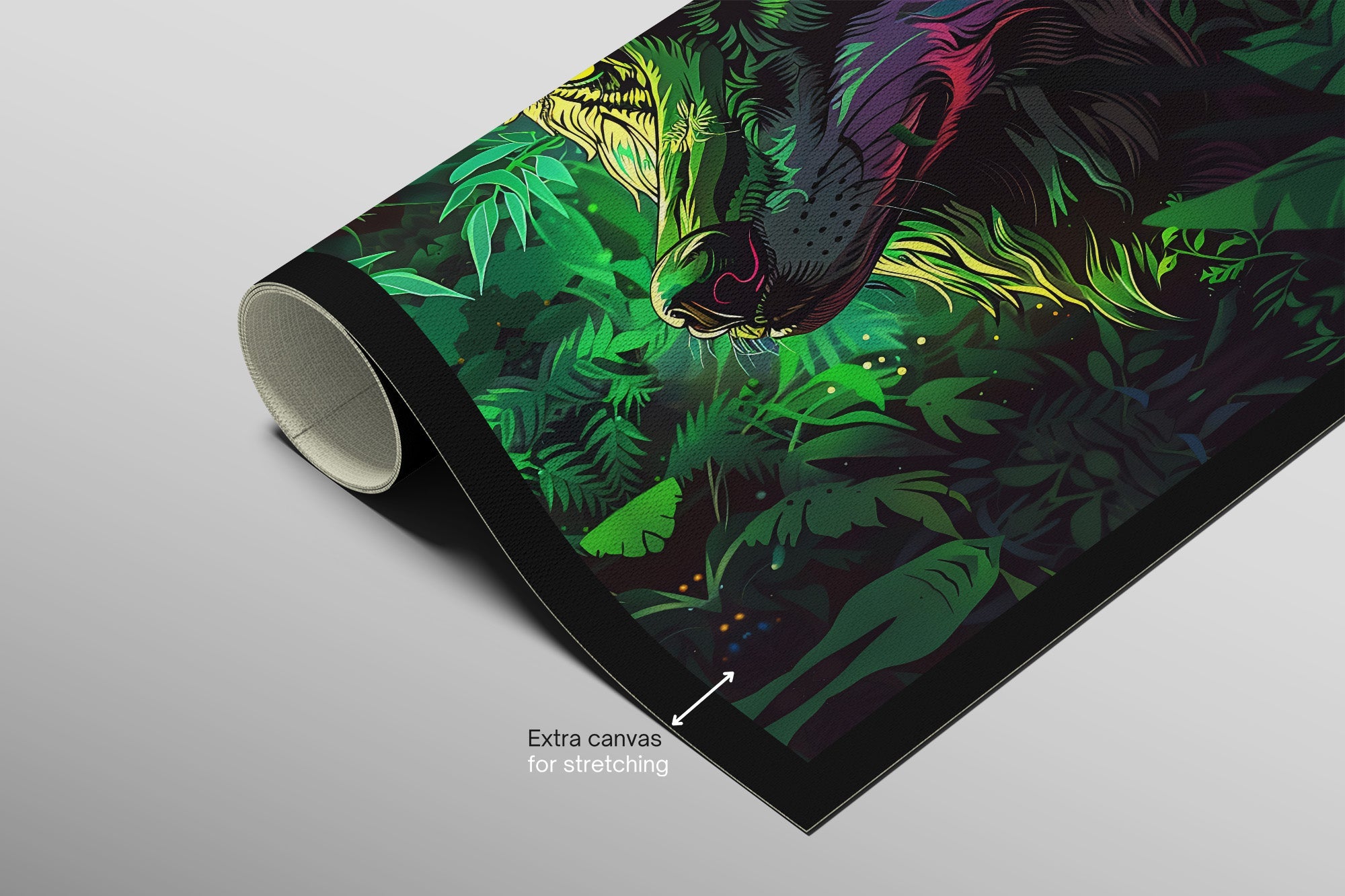 Neon Canopy Alpha — Haptic 3D Embossed + High-Gloss Lacquer Print