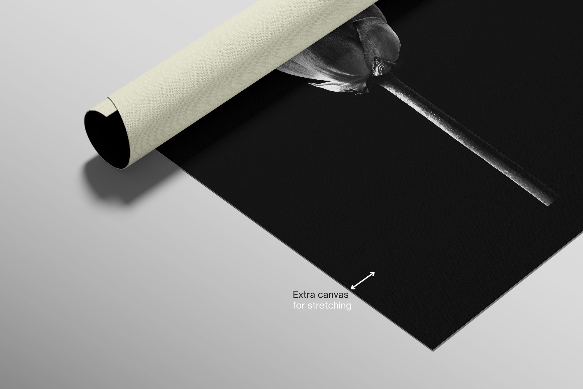Noir Bloom Radiance — Haptic 3D Embossed + High-Gloss Lacquer Print