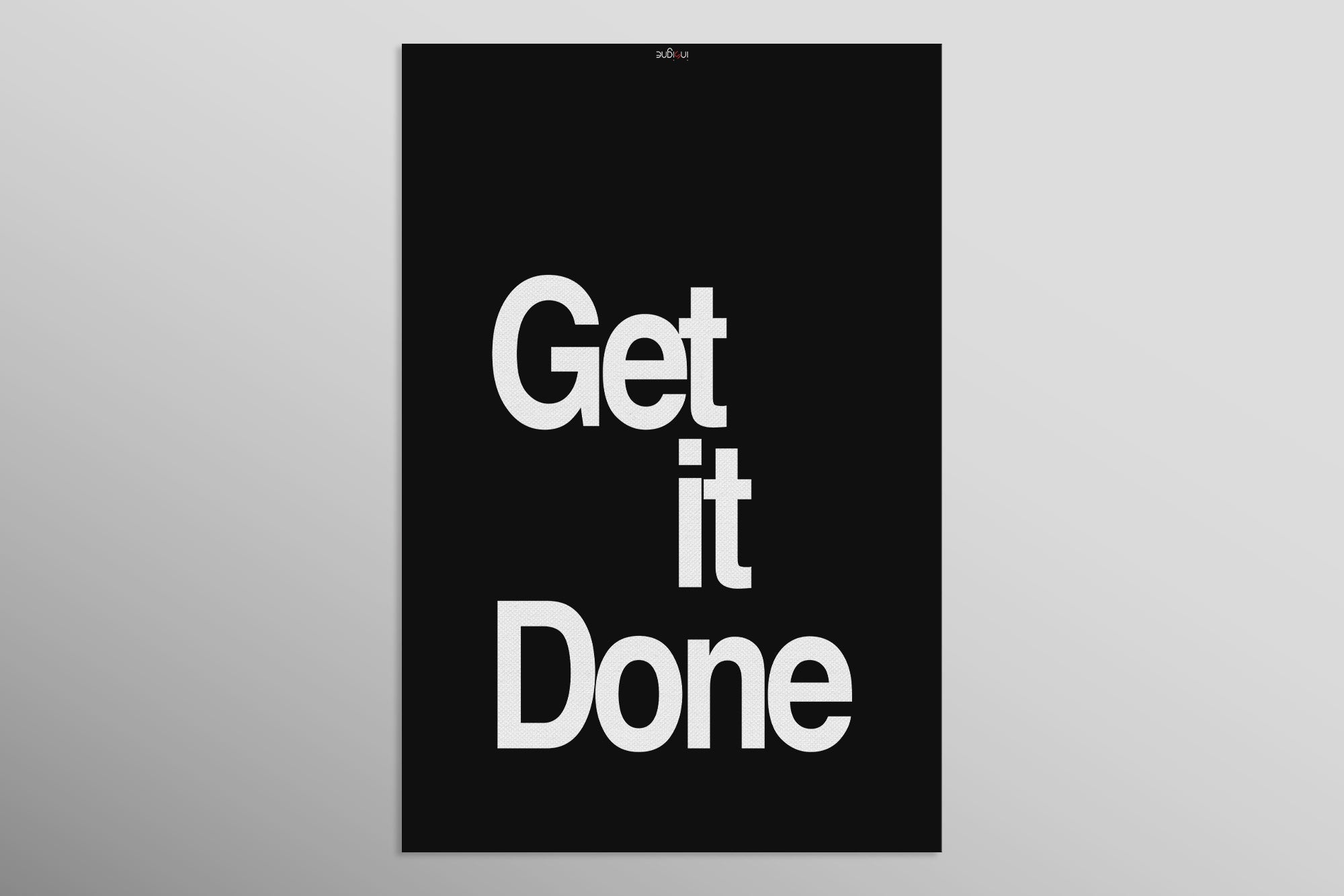 3D Get It / Get Sh*t Done — Gloss-Shift Lacquer Print