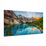 Lake Mega-Glasbild - 140x72 cm