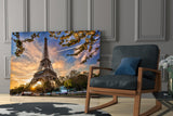 Eiffel Tower Glass Wall Art.