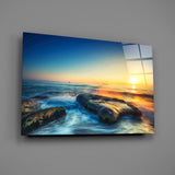 Sea View Glass Wall Art.