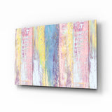 Painted Wood Glass Wall Art.