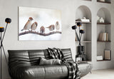 Birds Glass Wall Art.