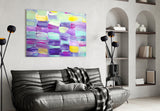 Abstract Glass Wall Art.