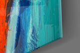 Abstract Glass Wall Art.