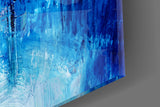 Abstract Glass Wall Art.