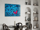 Butterfly Glass Wall Art.