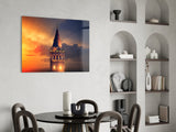 Galata Tower Glass Wall Art.