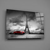 Eiffel Tower Glass Wall Art.