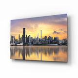 Innenstadt Glasbild - 72x46 cm