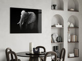 Elephant Glass Wall Art.