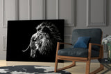 Lion Glass Wall Art.