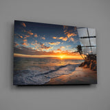 Palm Trees Glass Wall Art.