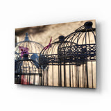 Birdcage Glass Wall Art.