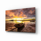 Lac Impression sur verre