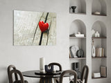 Heart Glass Wall Art.