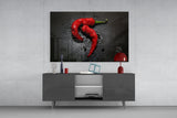 Red Pepper Glass Wall Art.