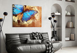 Butterfly Glass Wall Art.