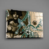 Abstract Glass Wall Art.