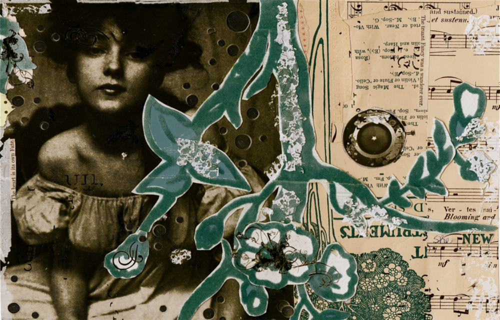 Art abstrait sur verre