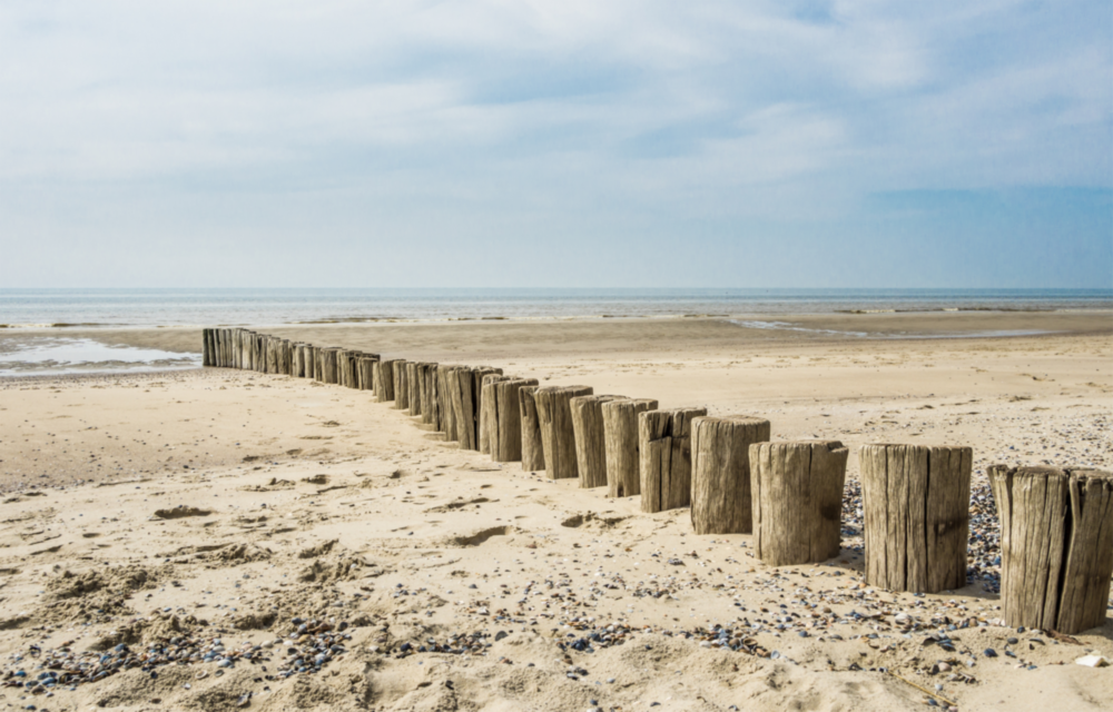 Arte della parete di vetro Spiaggia