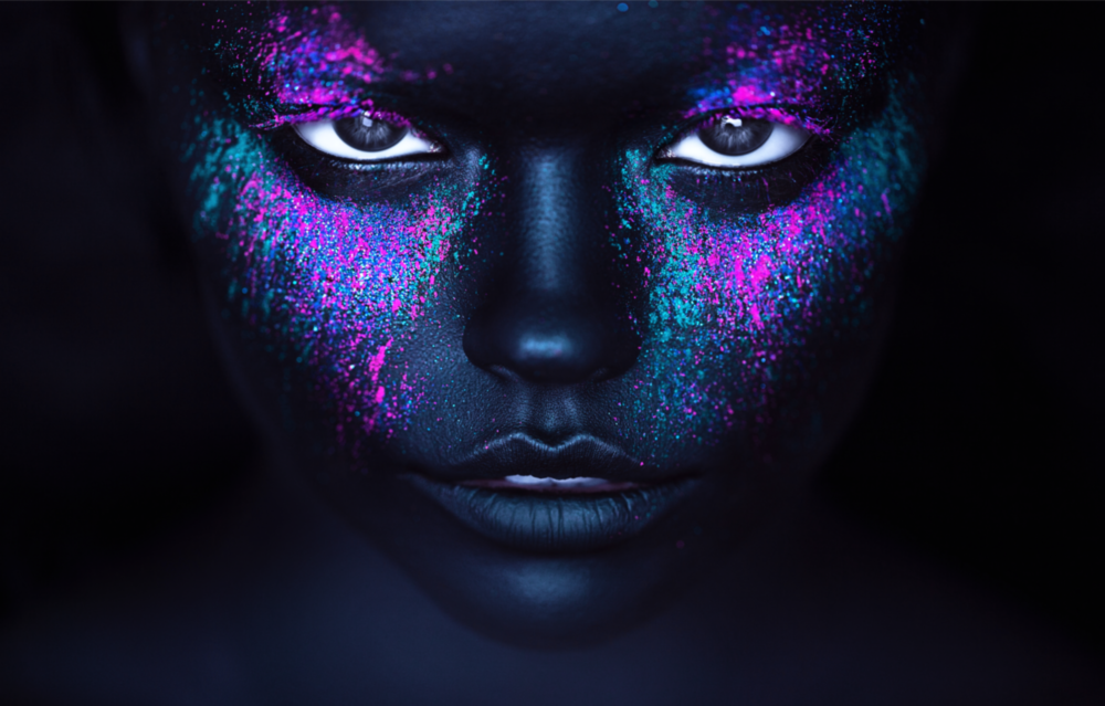 Arte della parete di vetro Ritratto donna