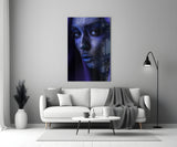 Woman Portrait 2 Glass Wall Art.