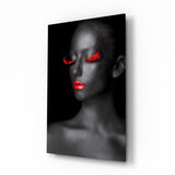 Ritratto di Donna 7 Quadro in Vetro - 72x46 cm