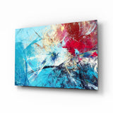 Astratto 4 Quadri in Vetro - 72x46 cm