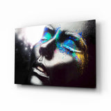 Female Portrait 10 Glass Wall Arts - 72x46 cm