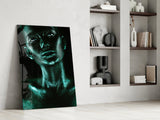 Woman Glass Wall Art