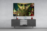 Woman Glass Wall Art