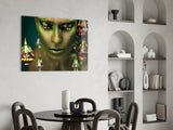 Woman Glass Wall Art