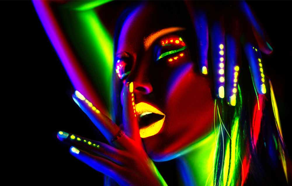 Arte de pared de vidrio de Retrato femenino 28