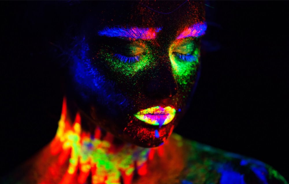 Arte de pared de vidrio de Retrato femenino 33