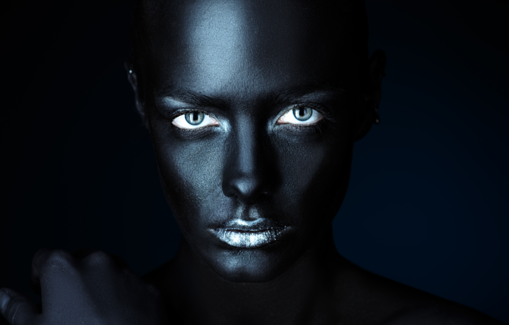 Arte della parete di vetro Donna Ritratto 39