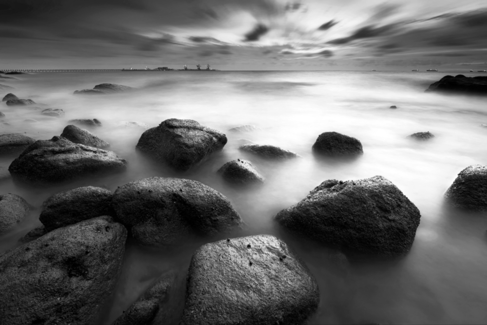 Arte della parete di vetro Scogliere